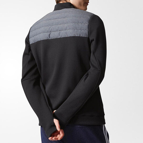 Пуховик Men's adidas neo Athleisure Casual Sports Thin Black Down Jacket, черный — фото 4