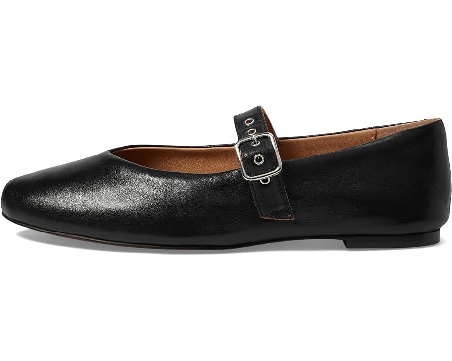 Туфли на плоской подошве Madewell Madewell hera grommet mary jane flat, цвет True Black — фото 4