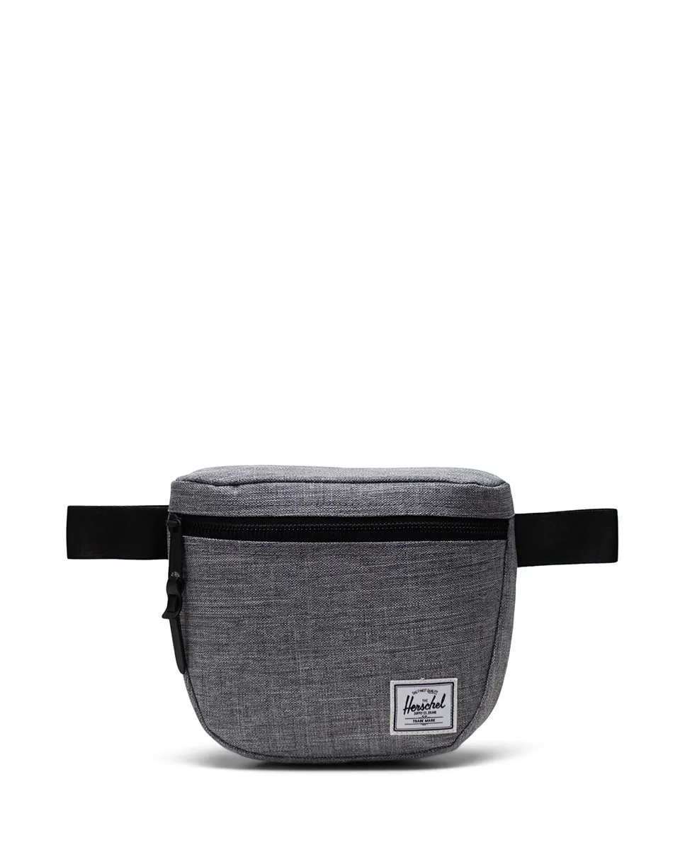 

Унисекс переработанная черная поясная сумка 2 л Herschel, светло-серый