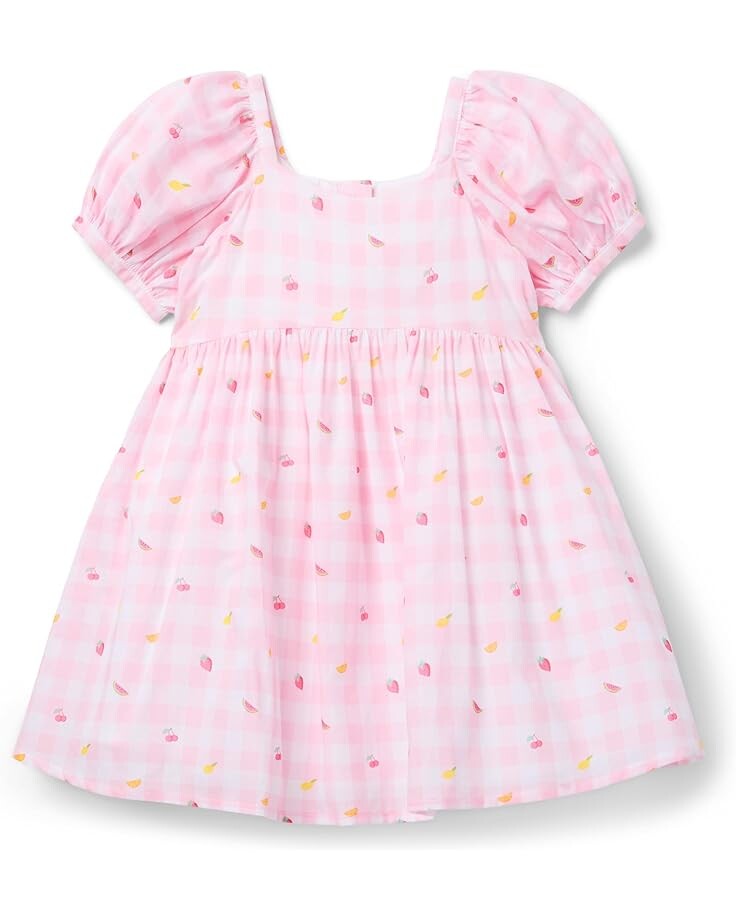 

Платье Janie and Jack Girls Pink Gingham Dress, розовый