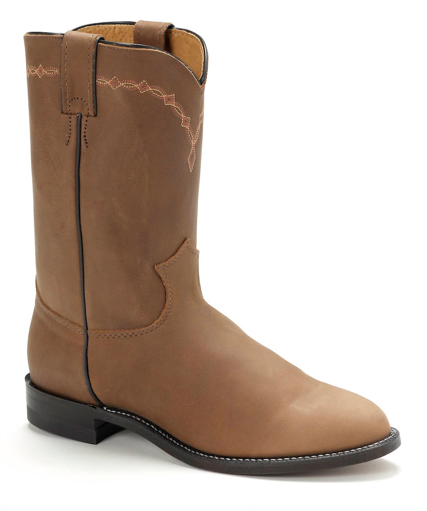 

Мужские классические ботинки Brock Roper Toe, средние, в заливе Justin Boots, Bay