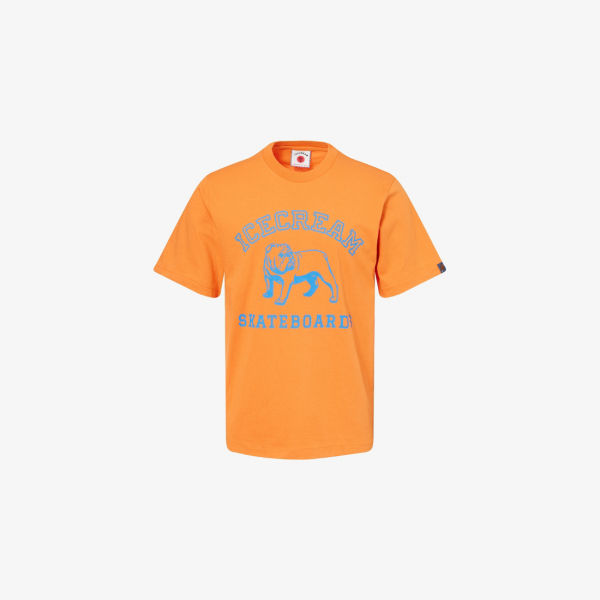 

Футболка Bulldog из хлопкового джерси с круглым вырезом Icecream, синий