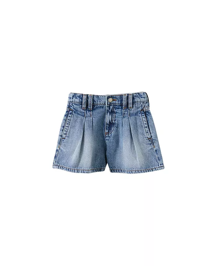 

Детские джинсовые шорты Sarai с плиссировкой спереди COTTON ON, фиолетовый