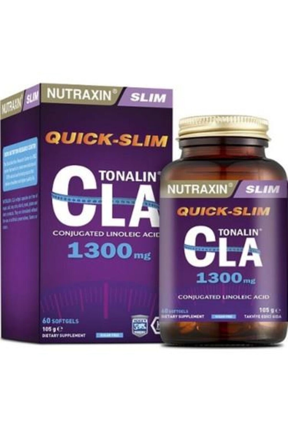 

Nutraxin Quick Slim Tonalin CLA 1300 мг 60 капсул