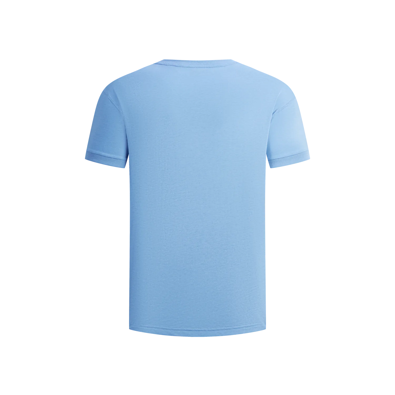 EMPORIO ARMANI Футболка мужская Blue Crew Neck тонкая прямая посадка — фото 3