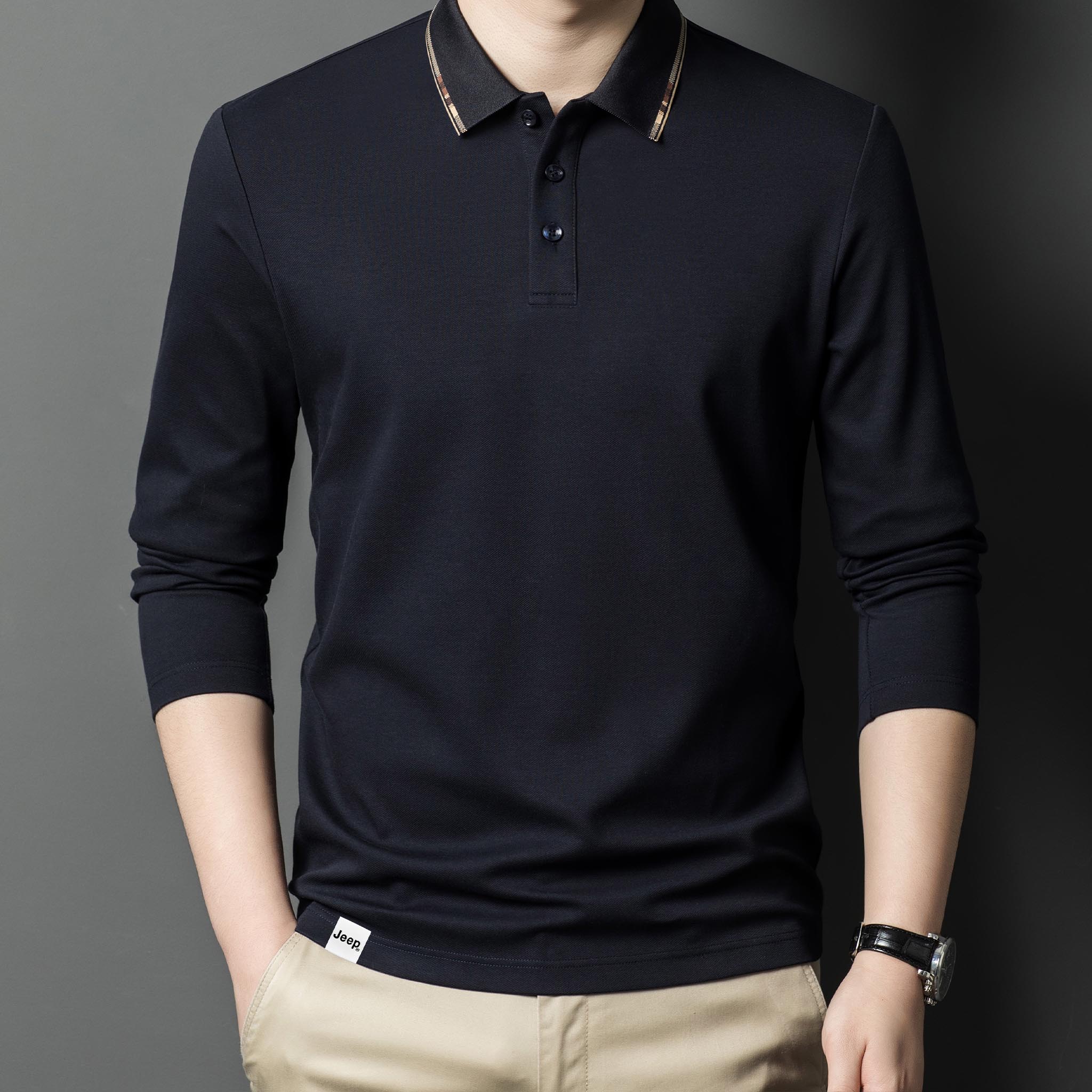 

Классическая коллекция поло Unisex Jeep, темно-coffee