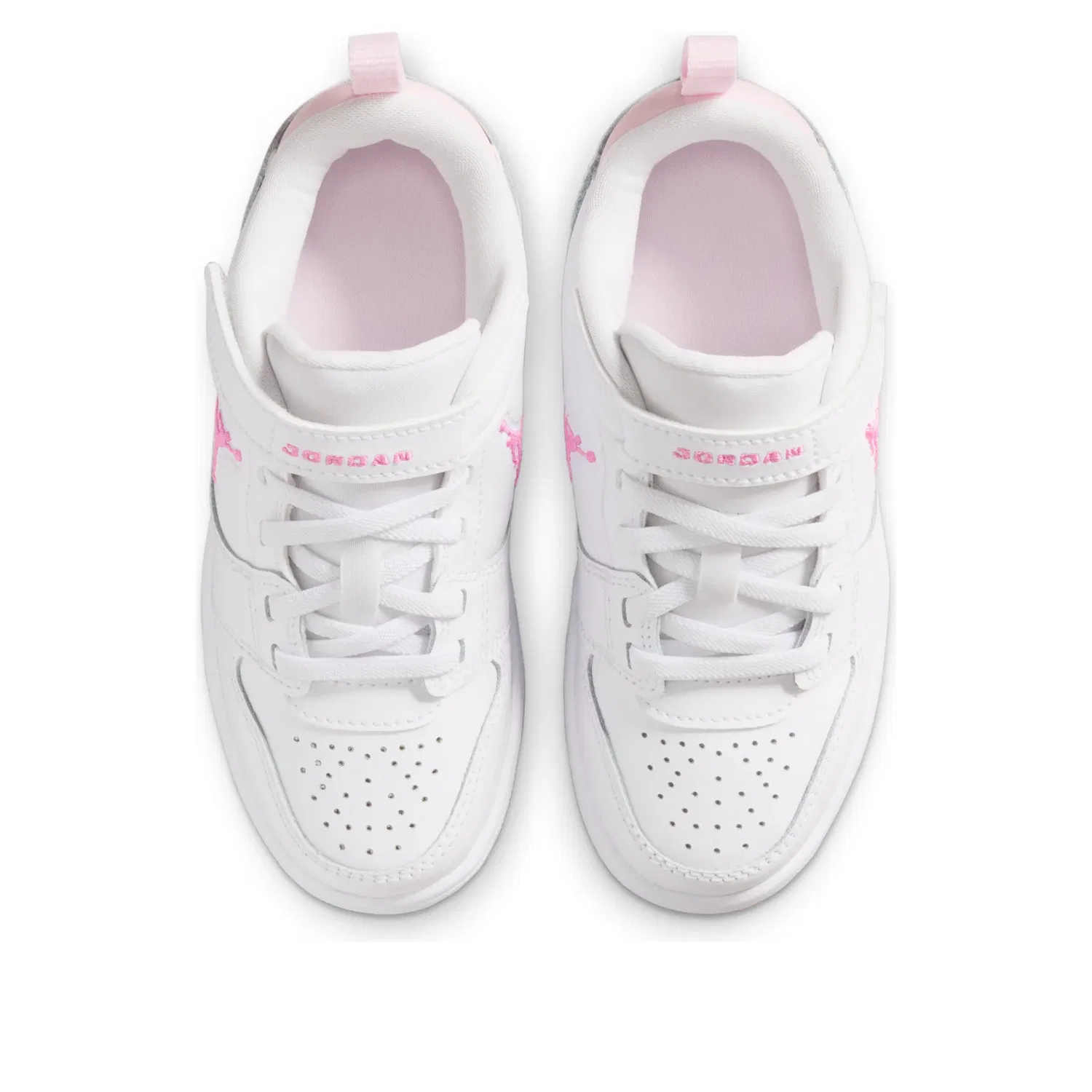 Кроссовки Air Jordan Court Connect Low 'White Pink Foam' IQ6046-101, белый — фото 3
