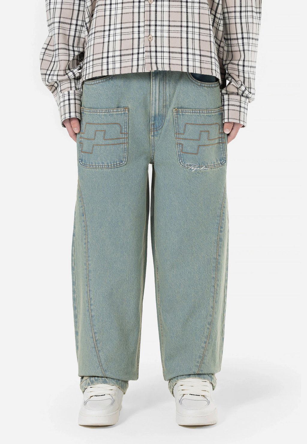 

Свободные джинсы LEGACY WIDE Pegador, цвет Washed Vintage Blue