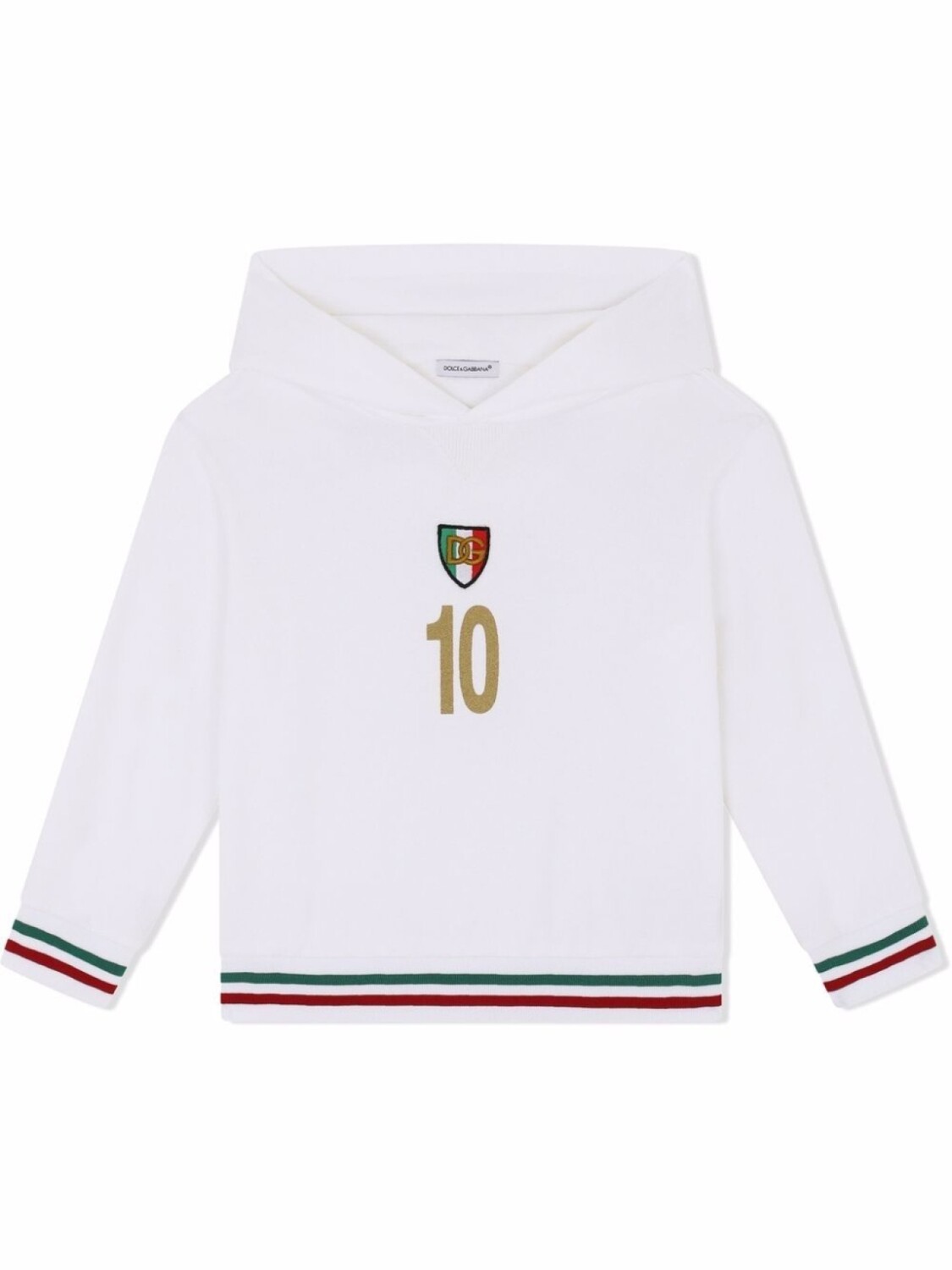 

Dolce & Gabbana худи с логотипом, белый