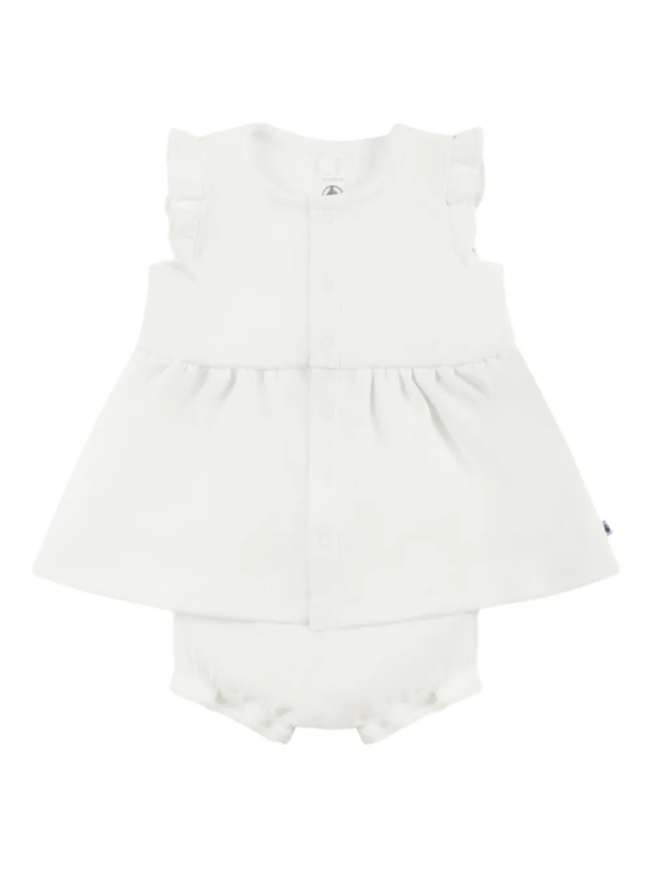 

Платье из органического хлопка Petit Bateau, белый