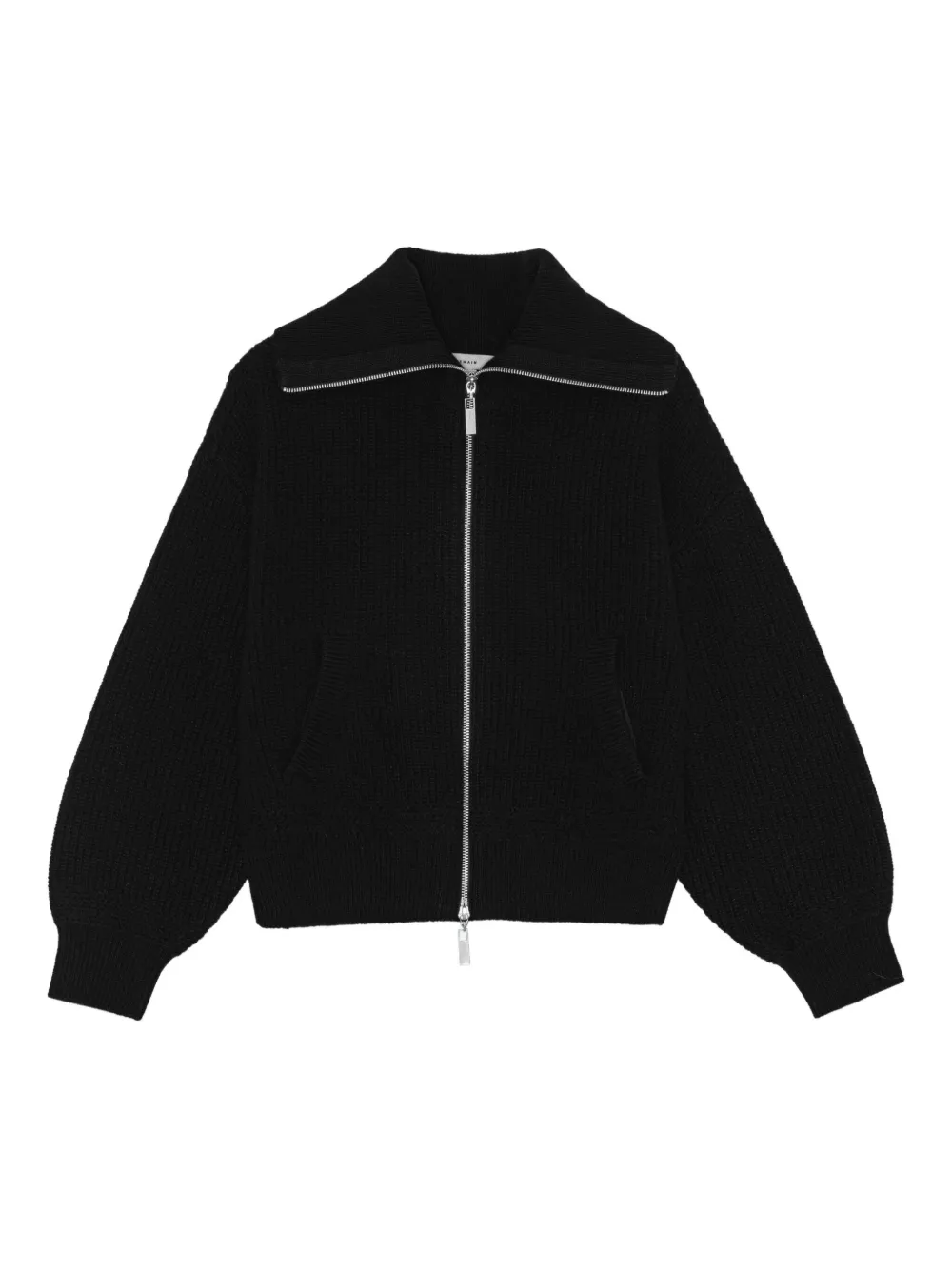 

Кардиган в рубчик на молнии REMAIN, черный