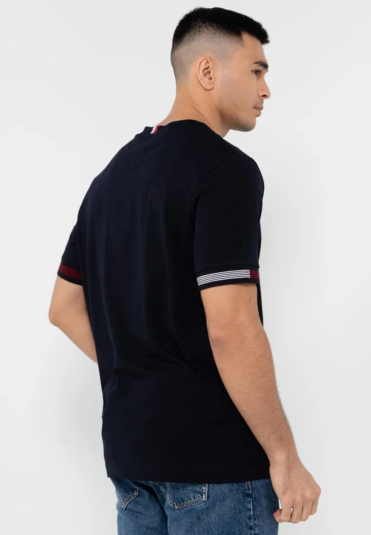 Футболка с флагом на манжете, Tommy Hilfiger, цвет Desert Sky — фото 2