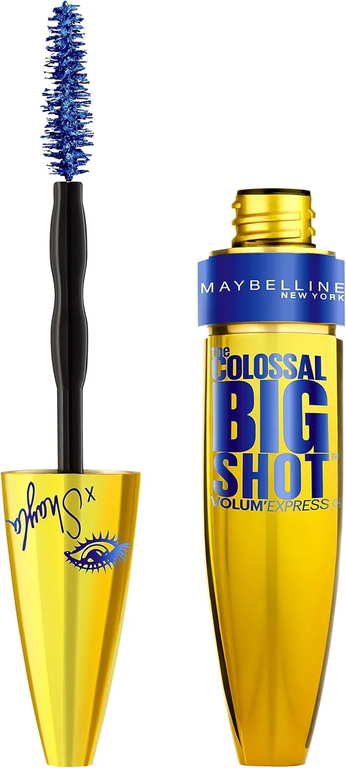 Тушь для ресниц Maybelline The Colossal Big Shot, набор 3 цвета (черный, синий, фиолетовый), 10 мл