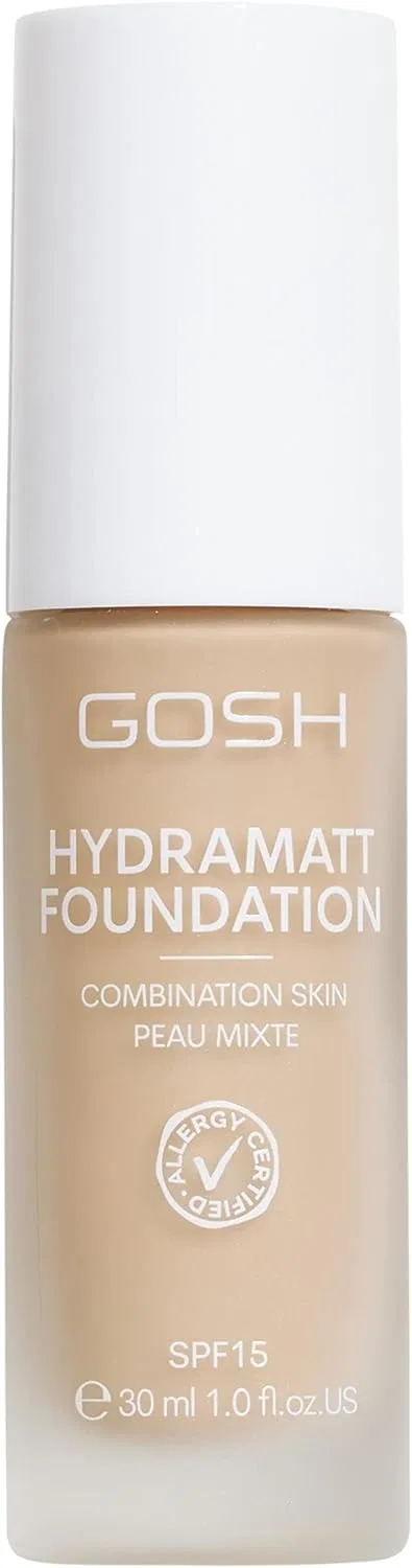 Матирующая тональная основа с SPF 15 от GOSH Gosh, 004N
