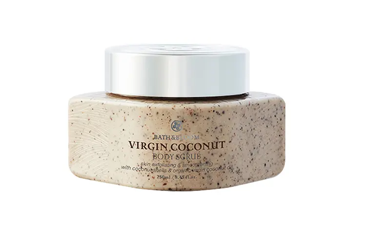 Скраб Thai Fragrance Coconut 250мл/250мл*2 увлажняющий, отшелушивающий и питающий BATH&BLOOM — фото 3