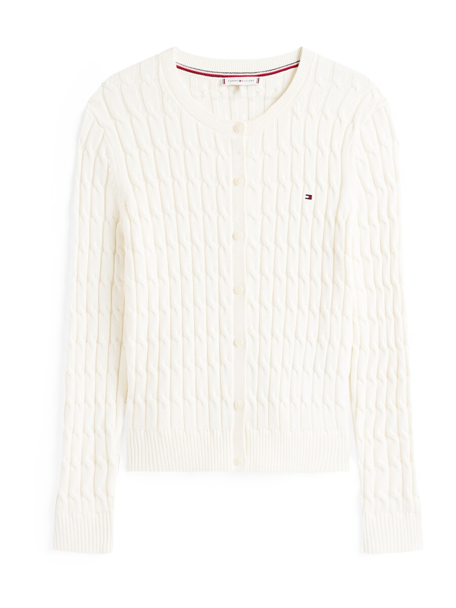 

Вязаный кардиган TOMMY HILFIGER, натуральный белый