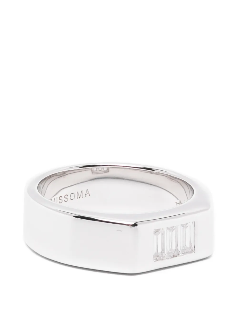 

Кольцо X Lucy Williams крупного плетения Missoma, серебряный