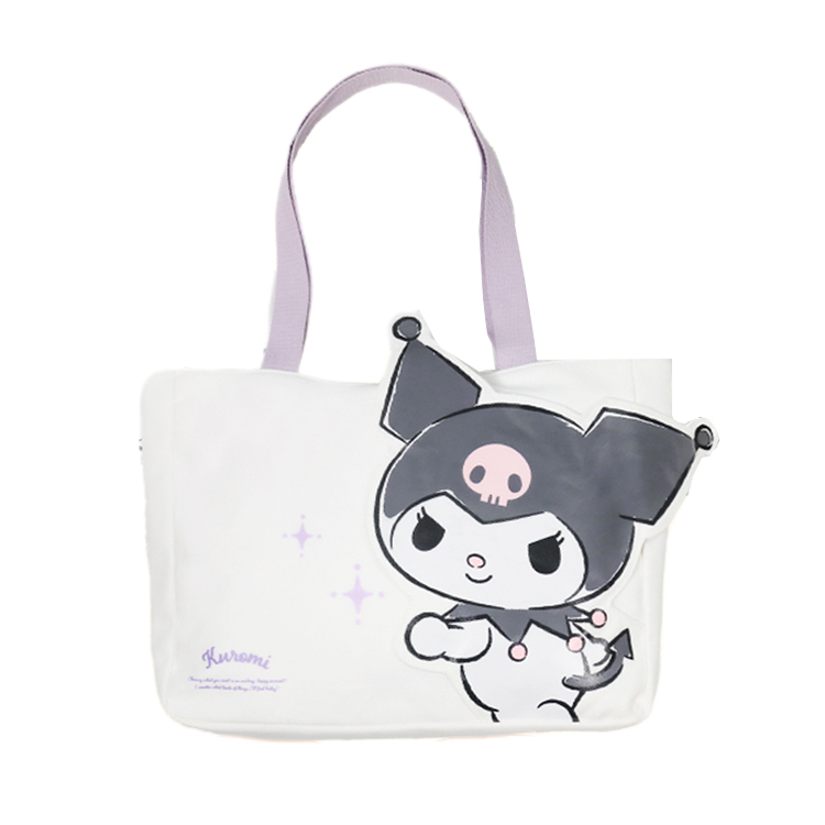 

Sanrio Сумка через плечо из холста Hello Kitty Kuroimi, White-Kuromi
