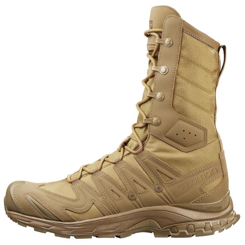 SALOMON Дышащие высокие кроссовки XA FORCES JUNGLE для активного отдыха унисекс коричневого цвета