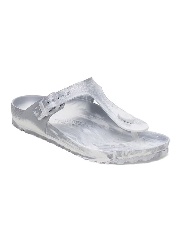 Сандалии Gizeh Birkenstock, цвет weiß/grau