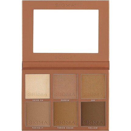

Палитра для хайлайтера и контуринга Sigma Sculpt HCP01 Sigma Beauty