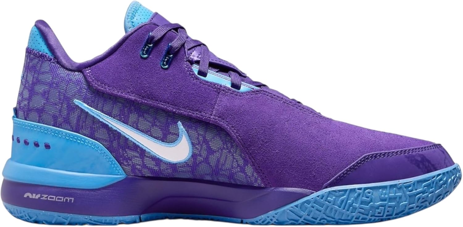 

Баскетбольные кроссовки Nike Lebron NXXT Gen AMPD для мужчин, Field Purple/Metallic Silver
