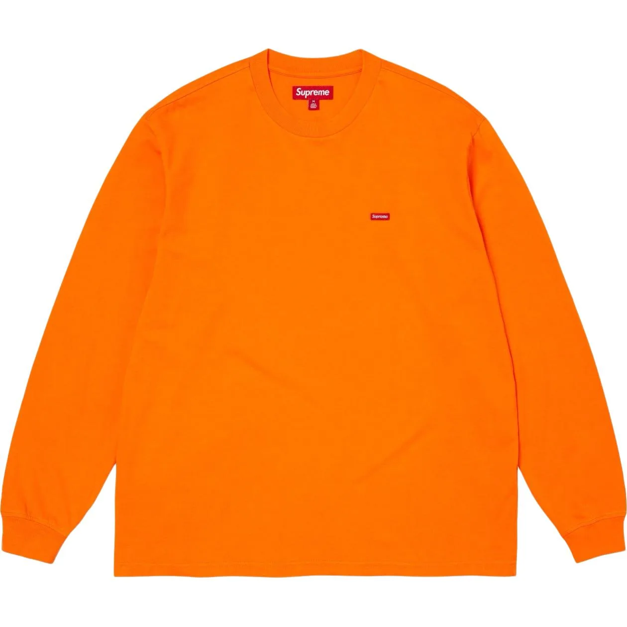 Футболка с длинным рукавом SS26 WEEK1 Small Box Unisex Supreme, оранжевый