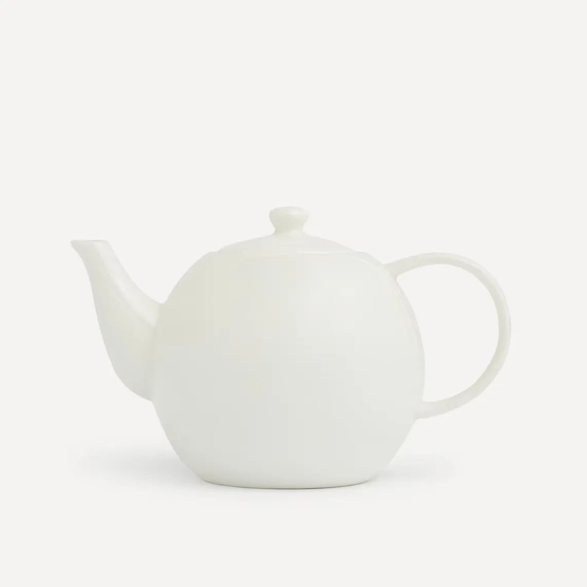 

Круглый чайник Bone China Essential El Corte Inglés, белый