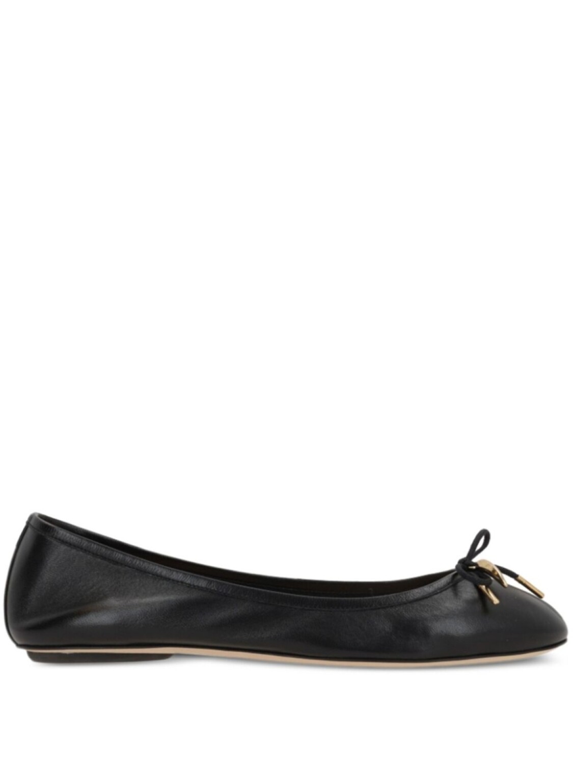 Кожаные балетки Chloé, черный