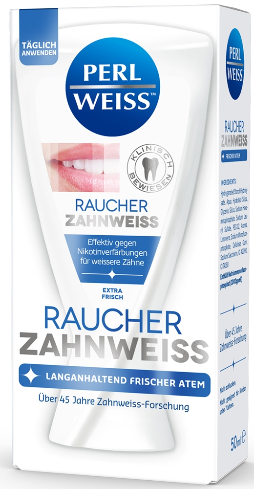

Отбеливающая зубная паста для курильщиков Perl Weiss, 50 мл