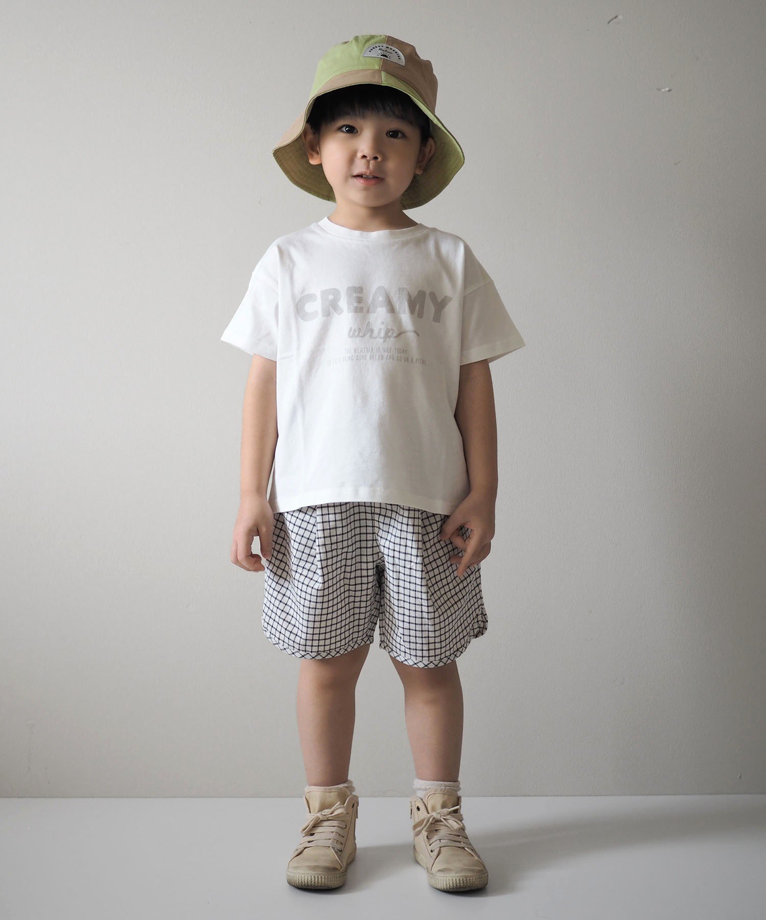 Брюки Checked Gala Shorts Si・Shu・Non, white — фото 2