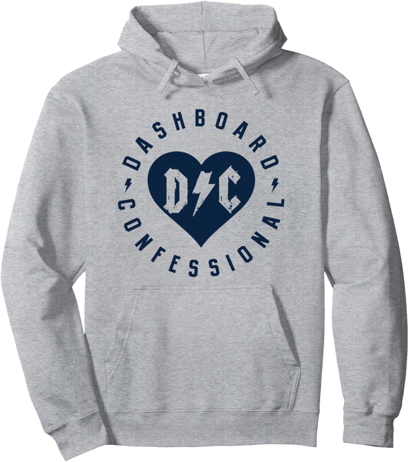 

Dashboard Confessions - Толстовка с значком в виде сердца Dashboard Confessional, серый