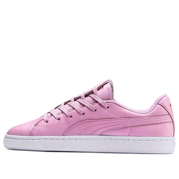 Кроссовки basket crush emboss 'pale pink' Puma, розовый