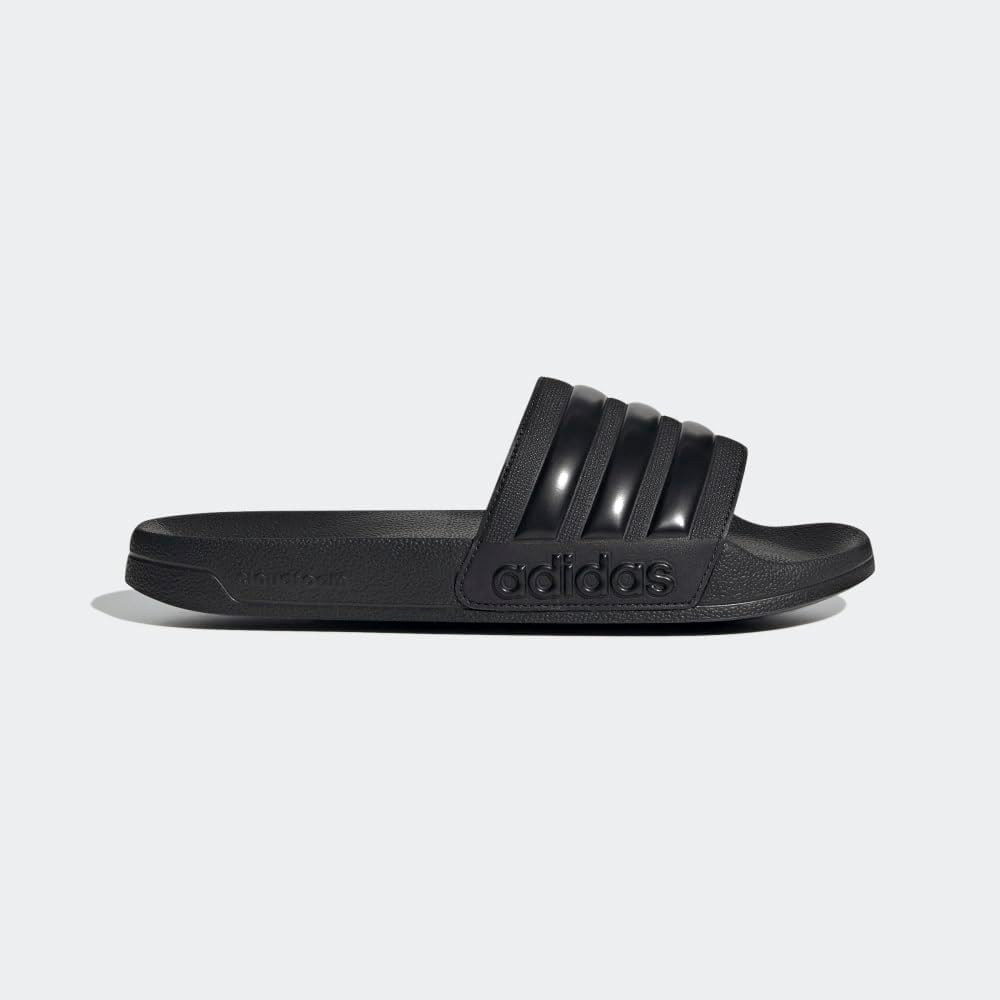 Сланцы для душа adidas Adilette для взрослых унисекс, черный — фото 2