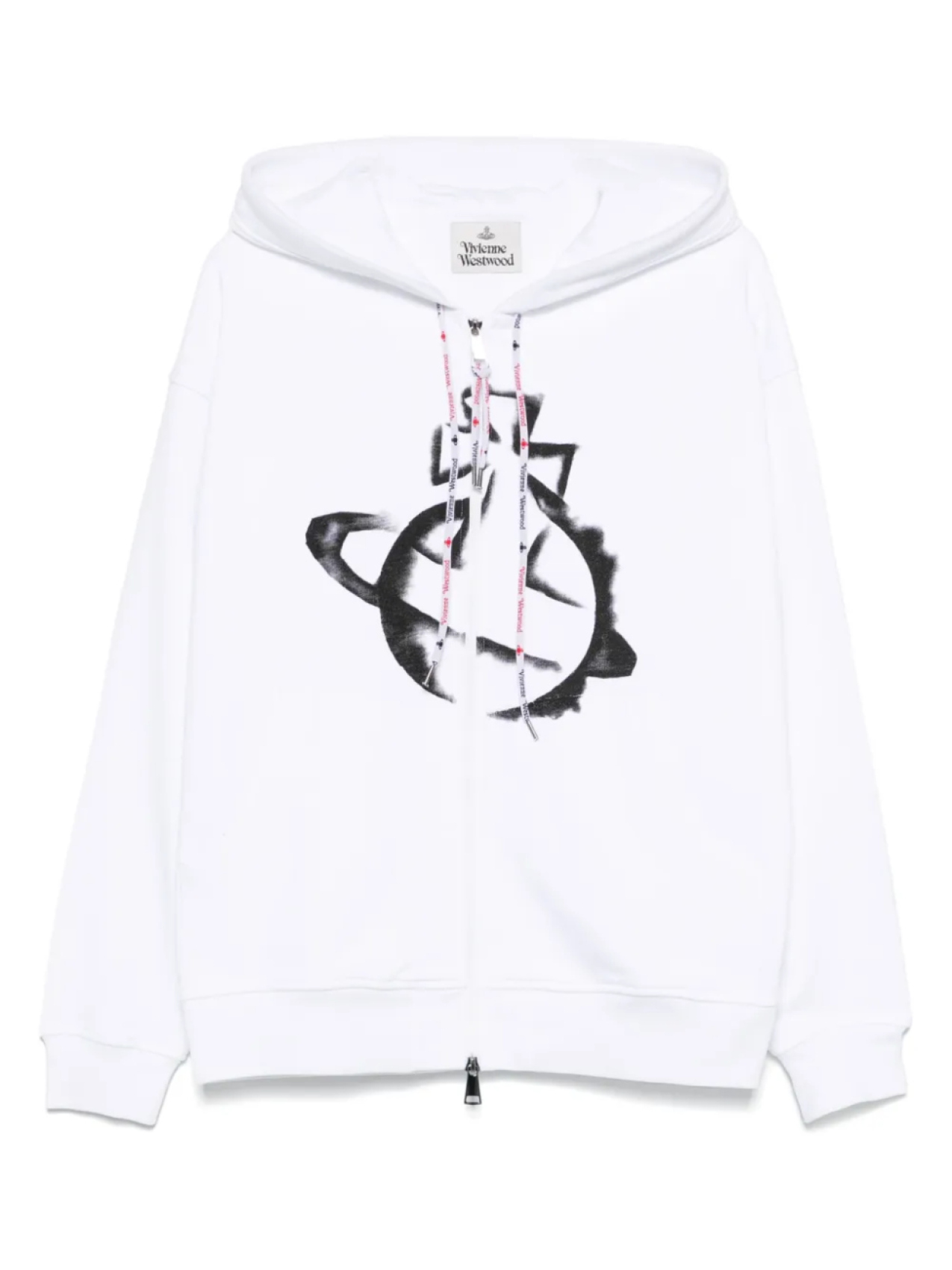 

Худи на молнии с логотипом Orb Vivienne Westwood, белый