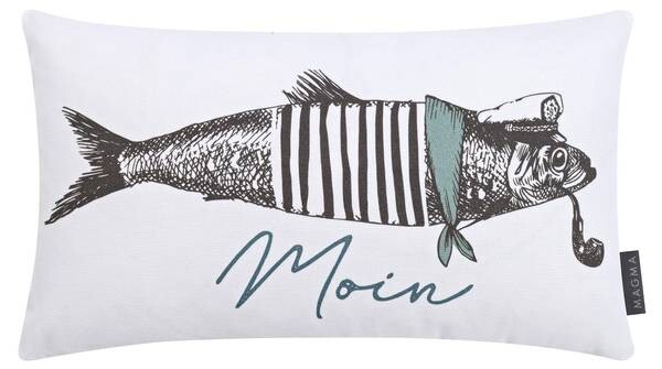 

Наволочка Magma-Heimtex Maritim Fisch, 30x1x50 см, белый