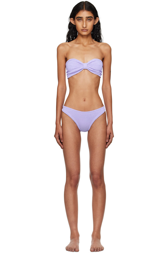 

Hunza G Фиолетовый джинсовый бикини