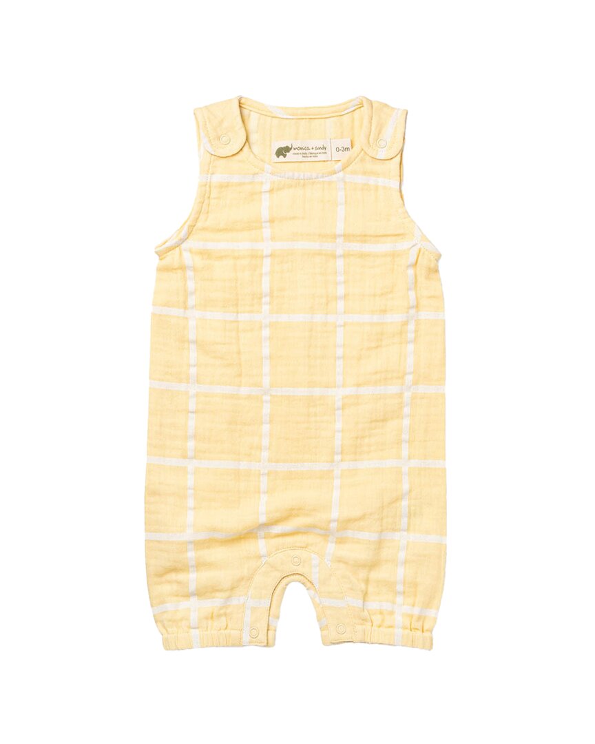 

Комбинезон-пузырь Monica + Andy Gauze, желтый