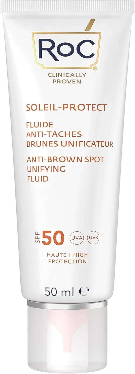 Солнцезащитный флюид RoC Soleil Protect Anti Brown Spot Unifying Fluid SPF 50+ с витамином C, 50 мл Roc — фото 2