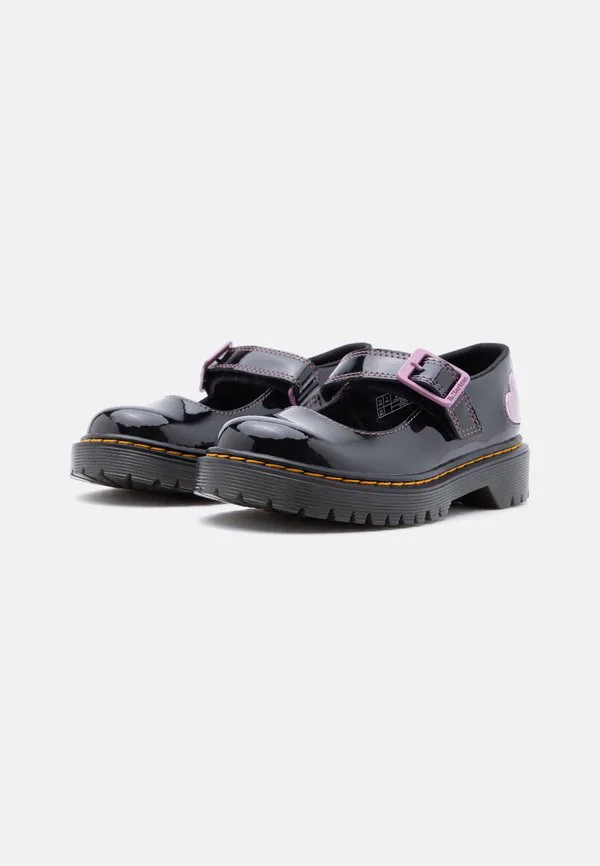 Балетки bex mary jane с ремешком на щиколотке Dr. Martens, Black — фото 2