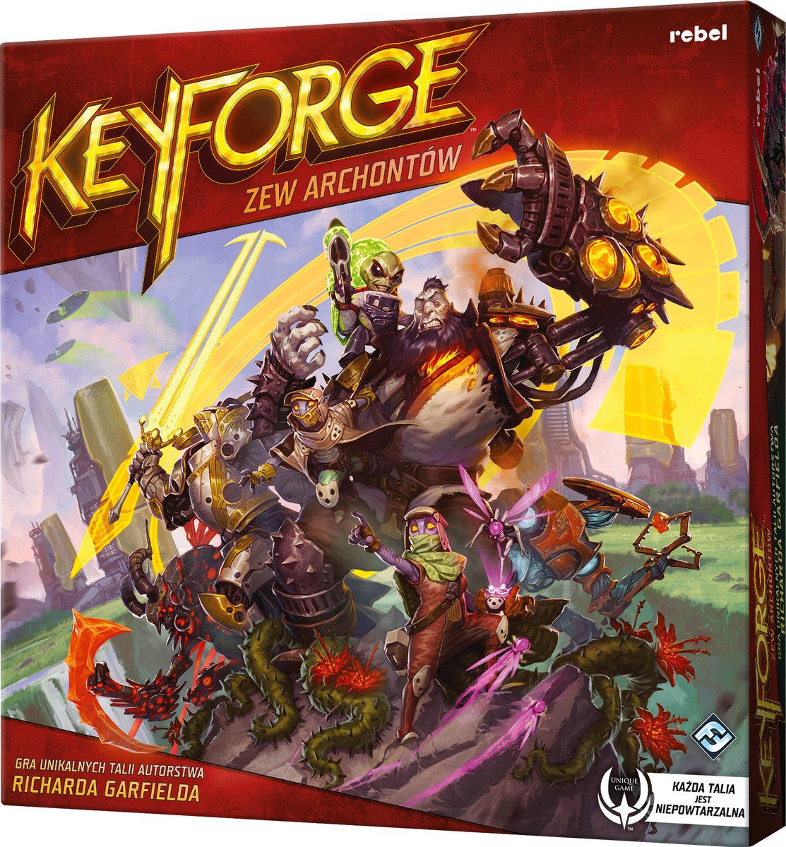 

KeyForge Call of the Archons Стартовый пакет, карточная игра, Rebel