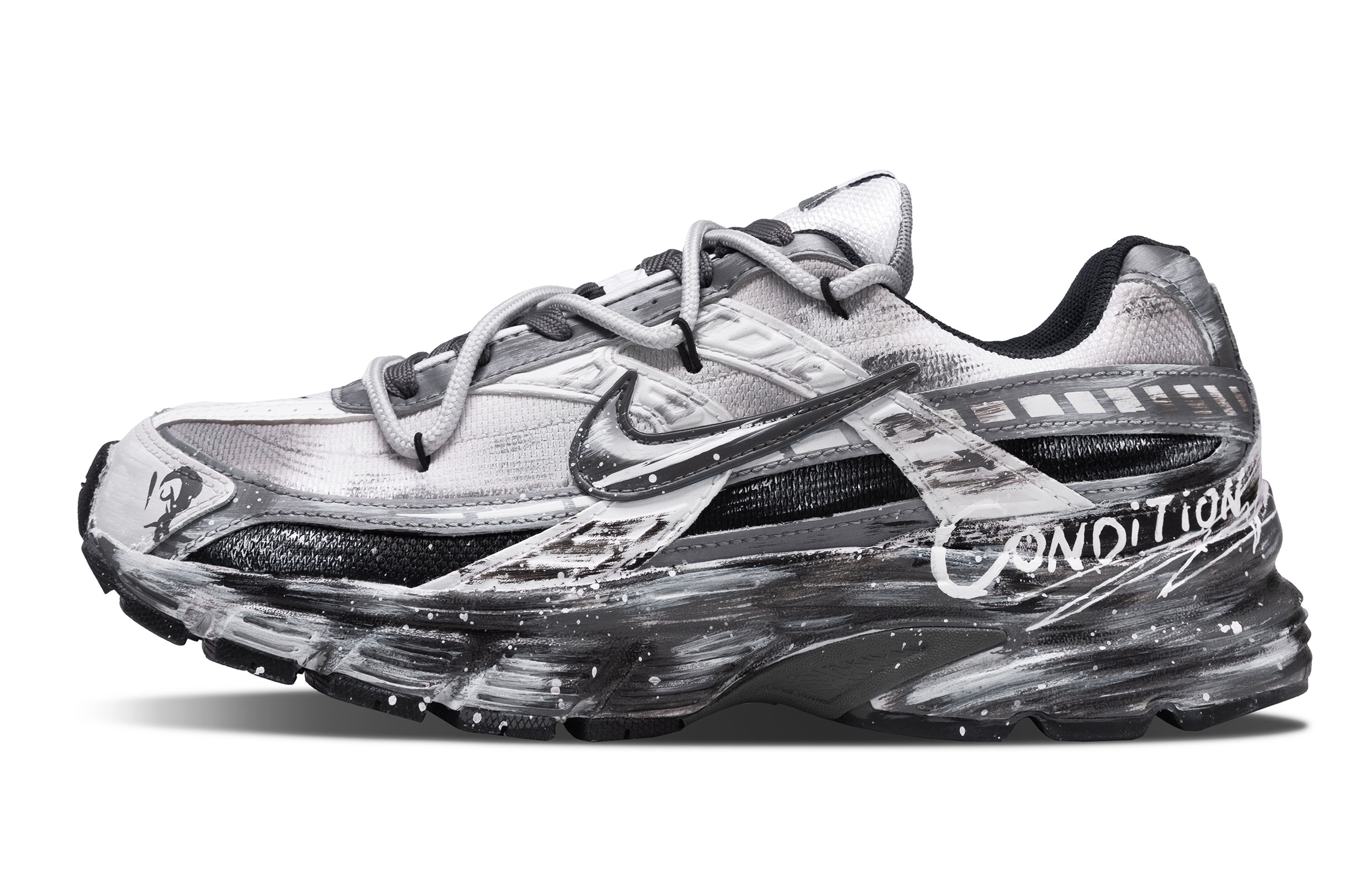 

Кроссовки Initiator износостойкие и легкие, низкие, мужские, темно-серые Nike, Dark Gray