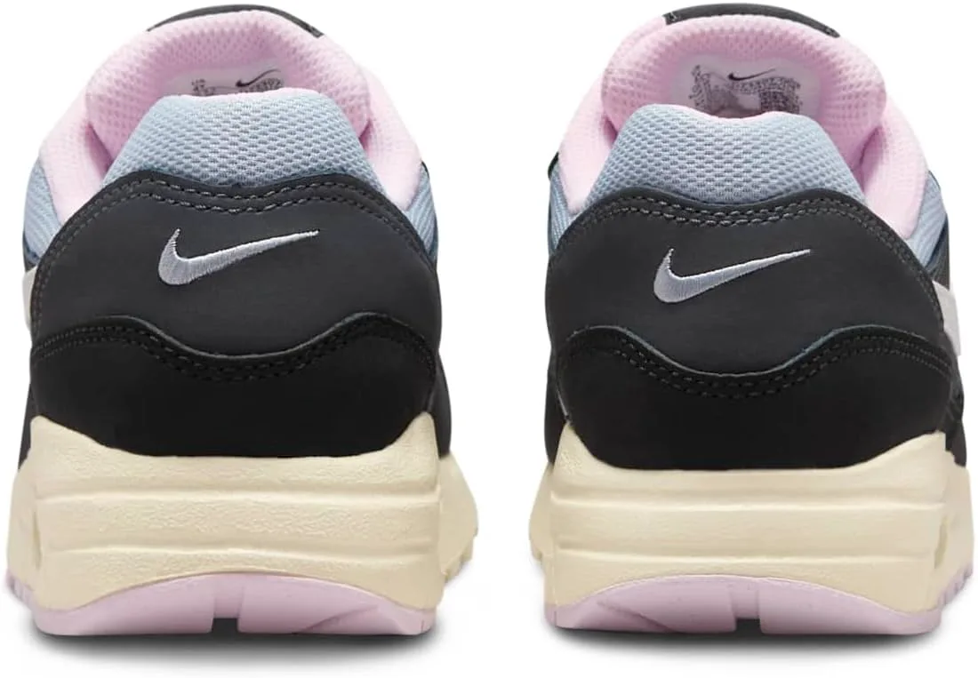 Кроссовки Nike Air Max 1 для мальчиков, черный/белый/розовый — фото 4