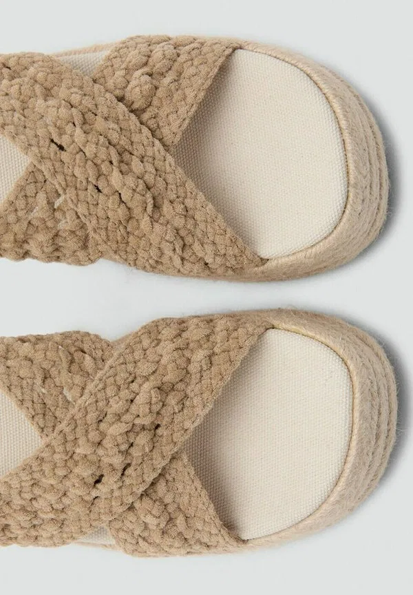 Подростковые сандалии Mango Kids, Light Brown — фото 3