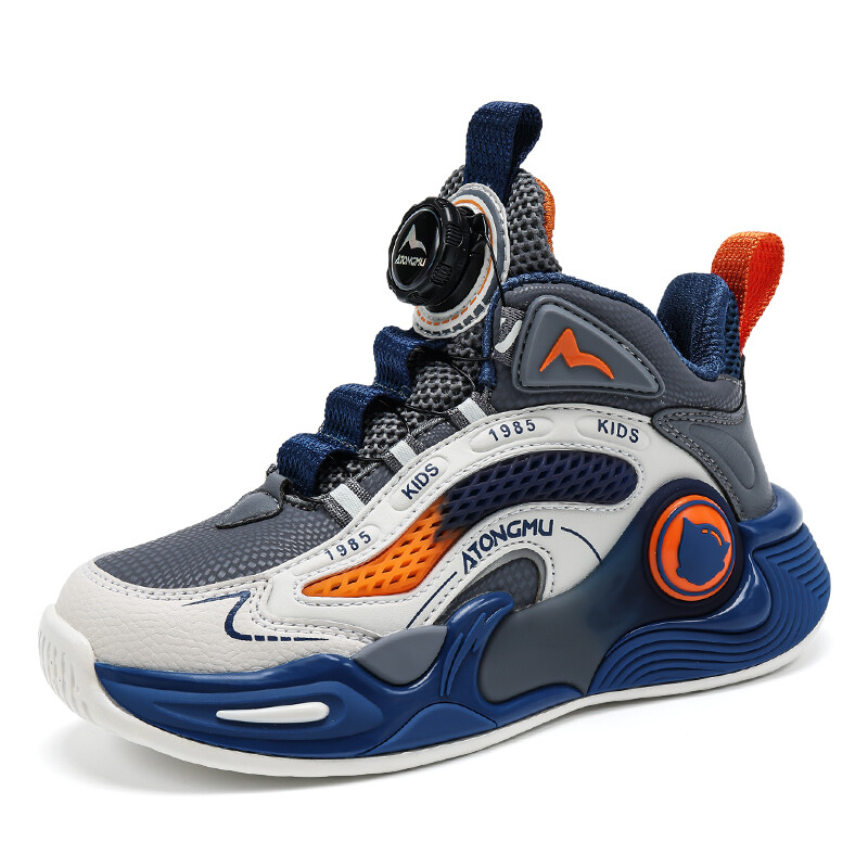 

Кроссовки ATONGMU Kids Basketball Shoes Kids Mid-top, синий