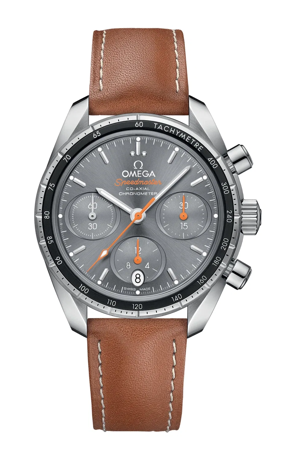 СПИДМАСТЕР 38 КО-АКСИАЛ ХРОНОГРАФ 38 ММ - 324.32.38.50.06.001 OMEGA, золотой