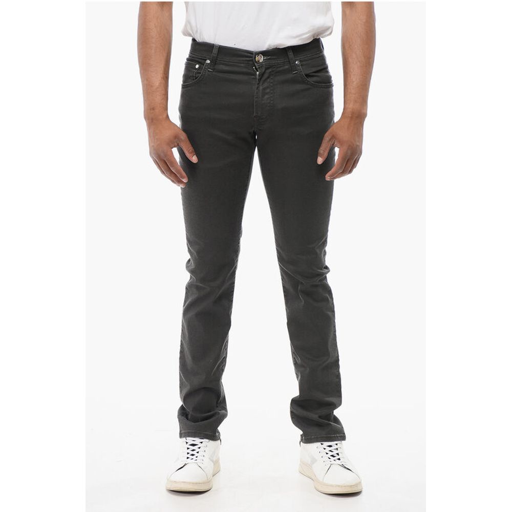 

Джинсы ID Stretch Cotton Slim Fit 16 см Corneliani, Black