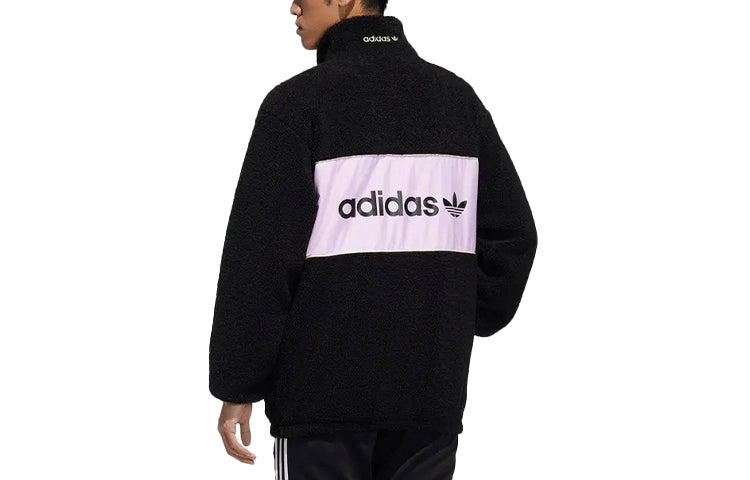 Куртка Men's adidas originals Casual Logo Colorblock Sports Jacket Black GP1869 — фото 2