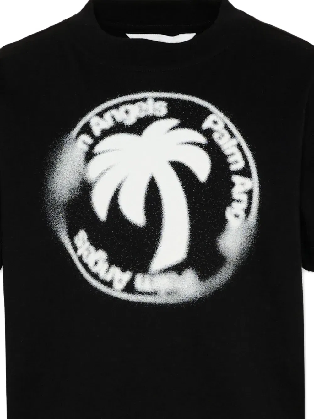 Футболка с графичным принтом Palm Angels Kids, черный — фото 3