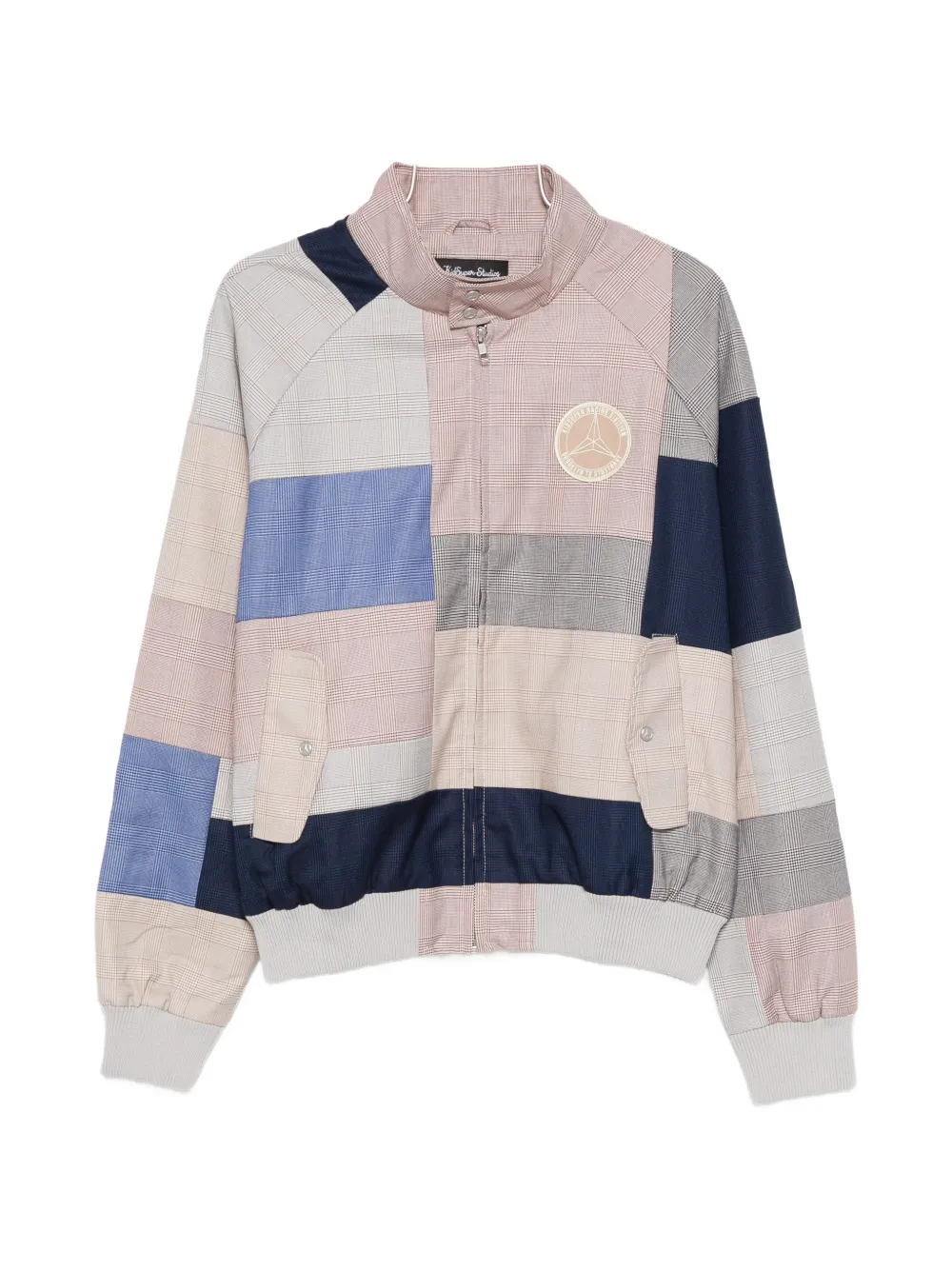 

Сотрудничество с Mercedez Benz: куртка на молнии с отделкой в технике пэчворк Kidsuper, бежевый